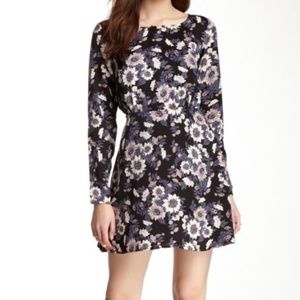 Free People | Black Ink Sunflower Parker Dress (Size 2)